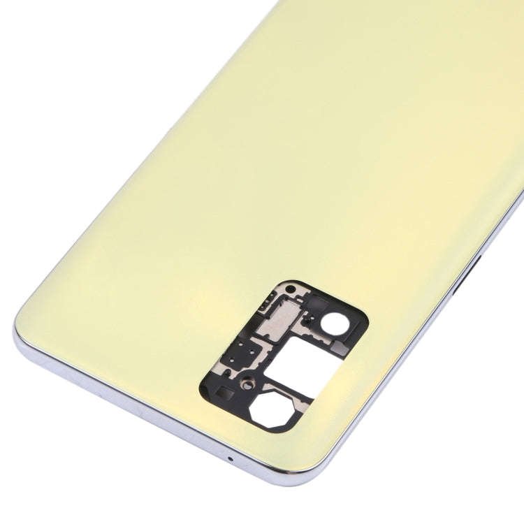 For OPPO Realme Q3 Pro 5G / Realme Q3 Pro Carnival Original Battery Back Cover + Middle Frame (Ye...