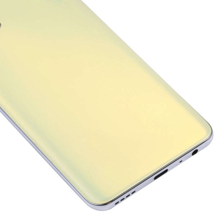 For OPPO Realme Q3 Pro 5G / Realme Q3 Pro Carnival Original Battery Back Cover + Middle Frame (Ye...
