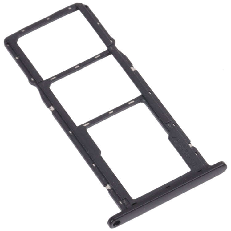 SIM Card Tray + SIM Card Tray + Micro SD Card Tray for Honor Play 8(Black)