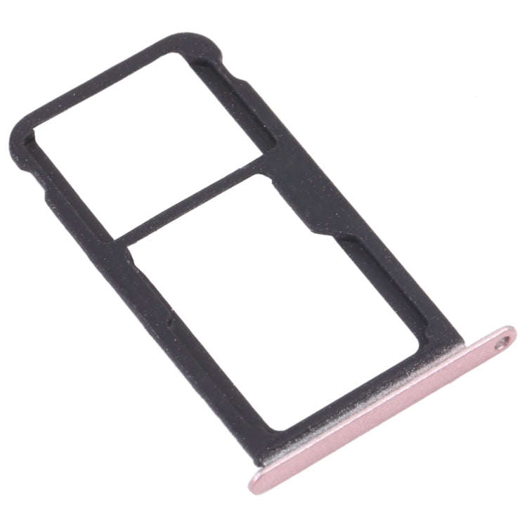 SIM Card Tray + SIM Card Tray / Micro SD Card Tray for Honor Play 6 (Pink)