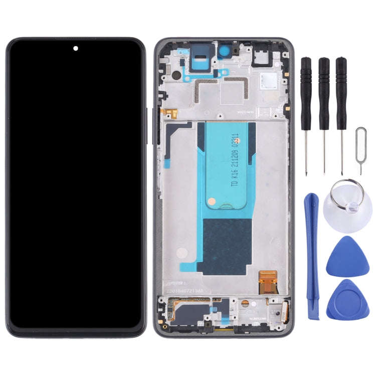 Original LCD Screen and Digitizer Full Assembly with Frame for Xiaomi Redmi Note 11 Pro China/Red...