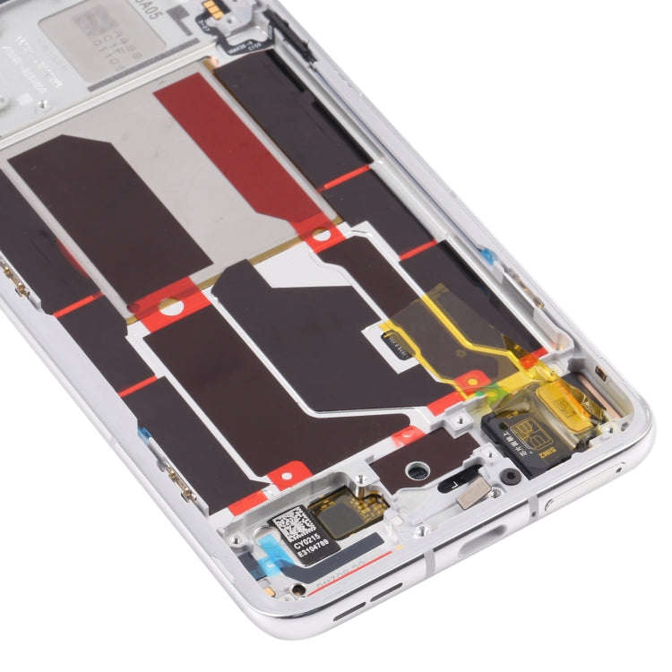 For OnePlus 10 Pro NE2210 Digitizer Full Assembly with Frame Original LCD Screen (Silver)