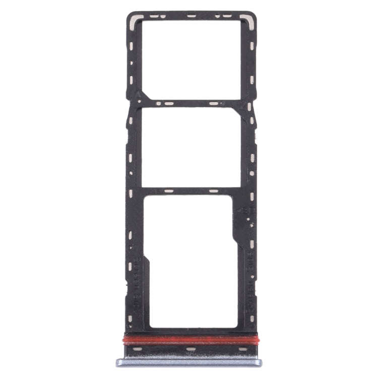 For Infinix Note 10 Pro/Note 10 Pro NFC X695 SIM Card Tray + SIM Card Tray + Micro SD Card Tray (...