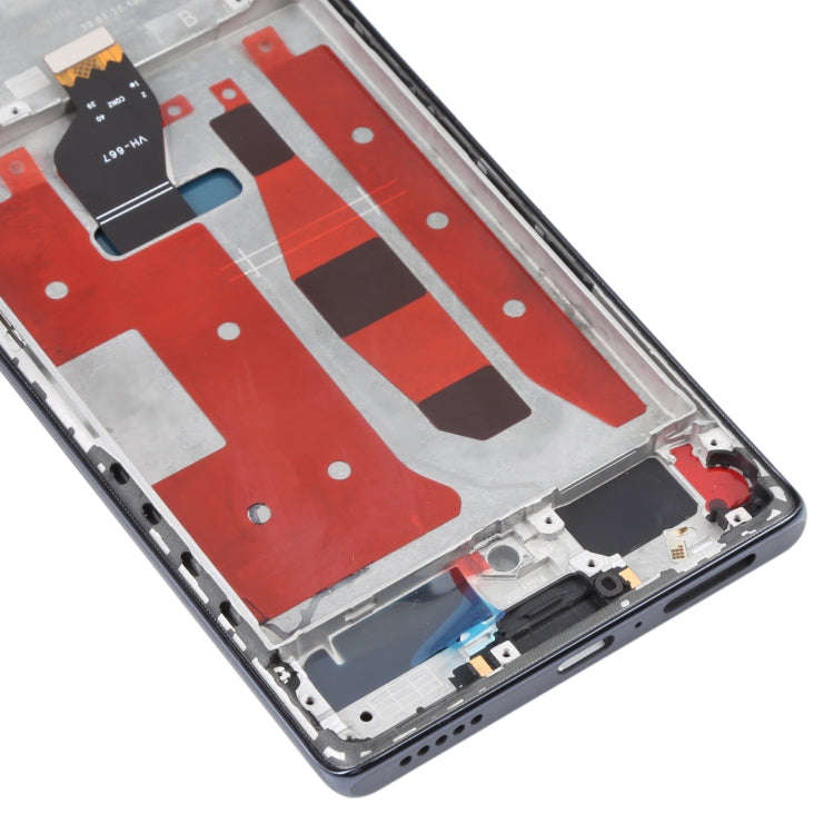 Original OLED LCD Screen for Honor 60 Digitizer Full Assembly with Frame(Black)