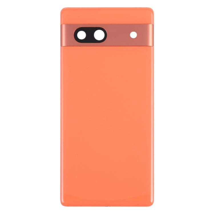 For Google Pixel 7A Original Battery Back Cover with Camera Lens Frame(Orange)