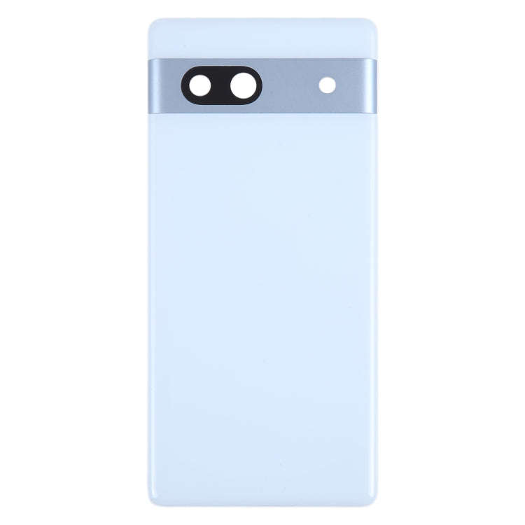 For Google Pixel 7A Original Battery Back Cover with Camera Lens Frame(Blue)
