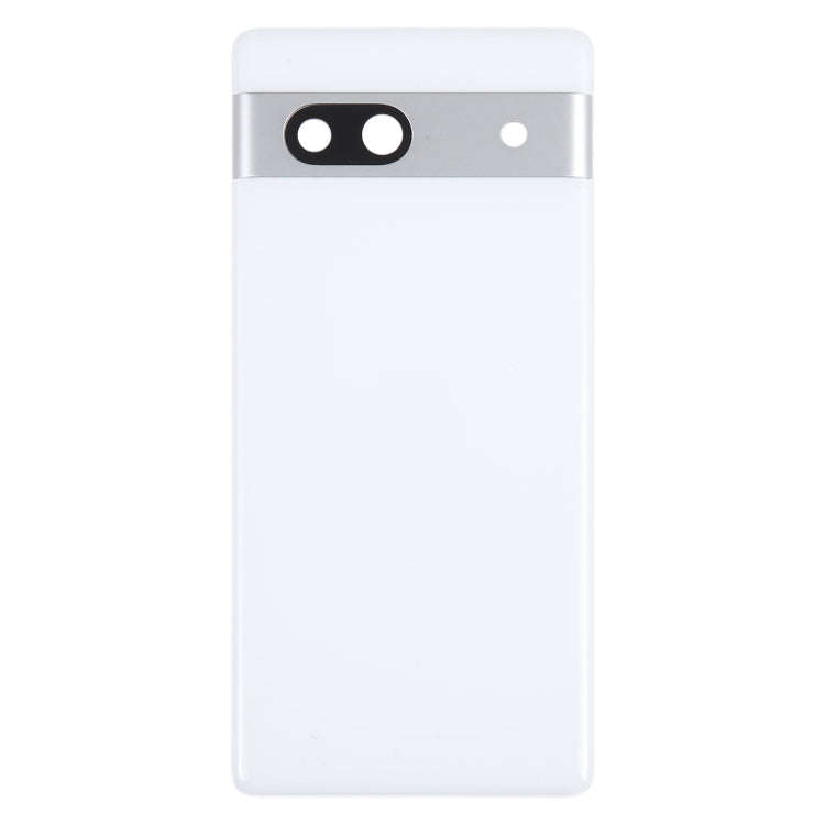 For Google Pixel 7A Original Battery Back Cover with Camera Lens Frame(White)
