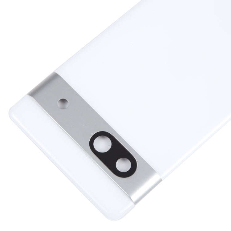 For Google Pixel 7A Original Battery Back Cover with Camera Lens Frame(White)