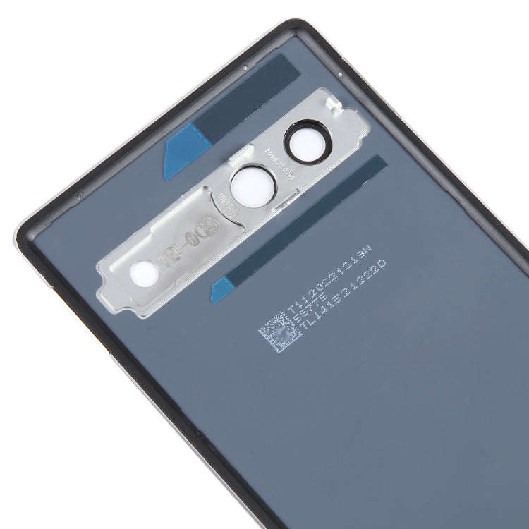 For Google Pixel 7A Original Battery Back Cover with Camera Lens Frame(White)