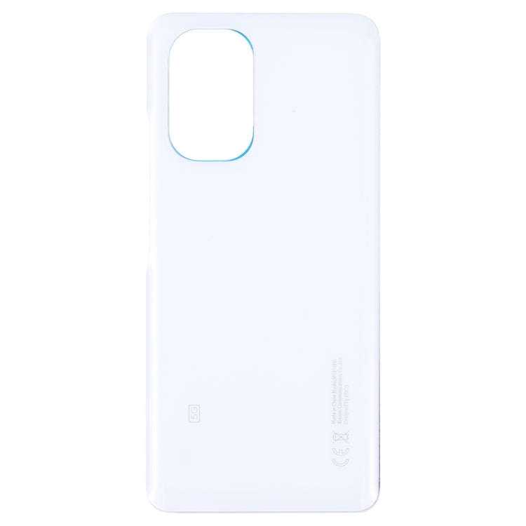 Glass Battery Back Cover for Xiaomi Poco F3(White)