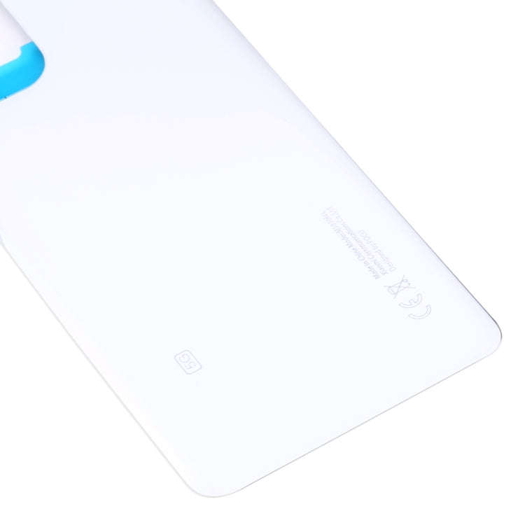 Glass Battery Back Cover for Xiaomi Poco F3(White)