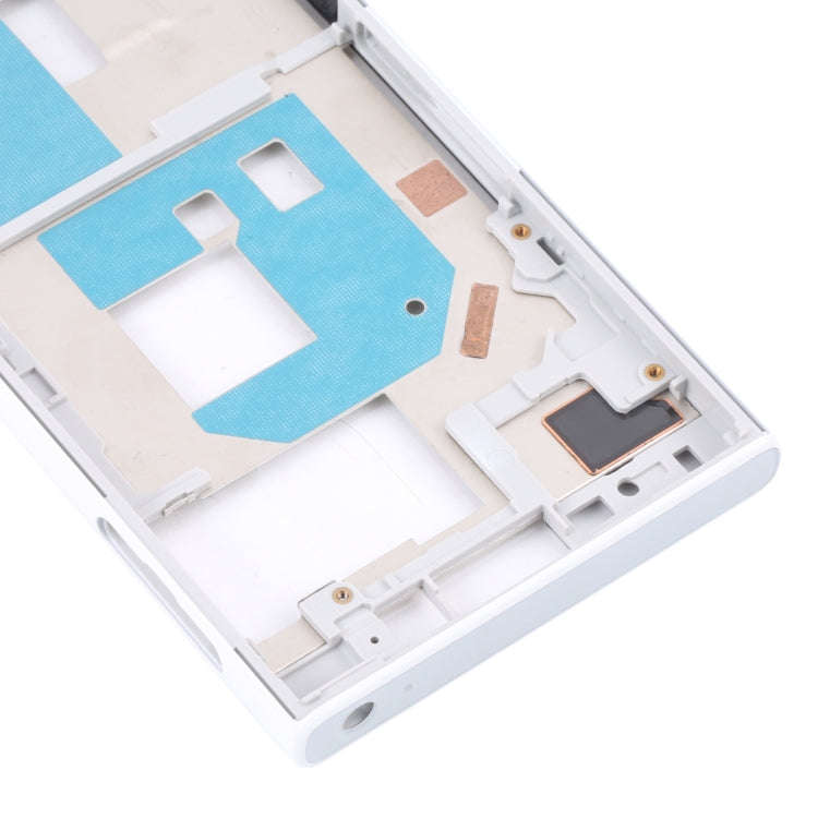Middle Frame Bezel Plate for Sony Xperia X Compact (White)