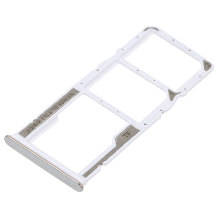 SIM Card Tray + SIM Card Tray + Micro SD Card Tray For Xiaomi Redmi Note 11E (Silver)