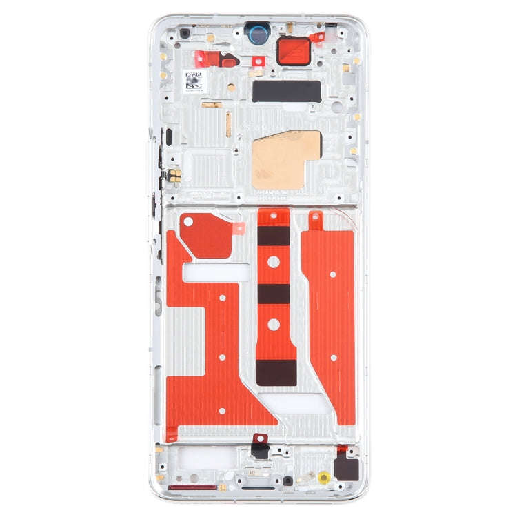 For Honor Magic4 Front Housing LCD Frame Bezel Plate(Silver)