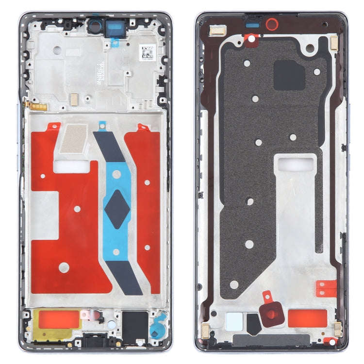 For Honor X40 Front Housing LCD Frame Bezel Plate(Blue)
