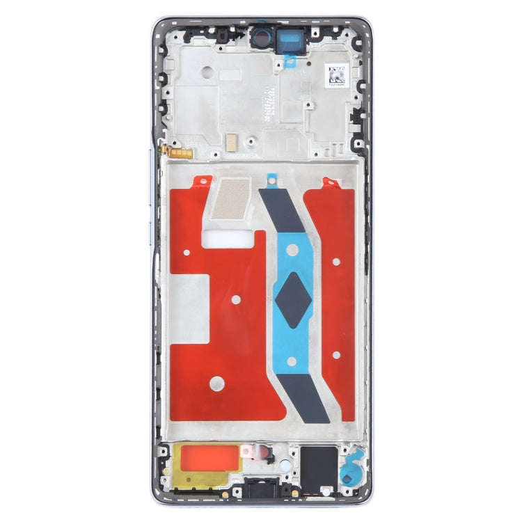 For Honor X40 Front Housing LCD Frame Bezel Plate(Blue)