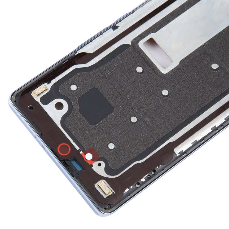 For Honor X40 Front Housing LCD Frame Bezel Plate(Blue)