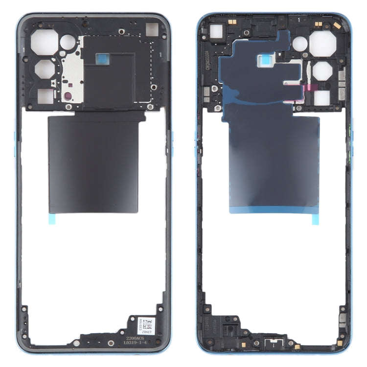 For OPPO Reno5 5G Original Middle Frame Bezel Plate (Blue)