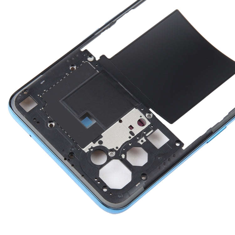 For OPPO Reno5 5G Original Middle Frame Bezel Plate (Blue)