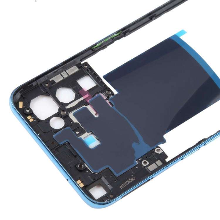 For OPPO Reno5 5G Original Middle Frame Bezel Plate (Blue)