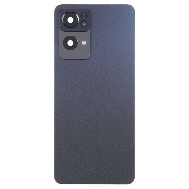 For OPPO Reno7 Pro Original Battery Back Cover with Camera Lens Frame(Black)