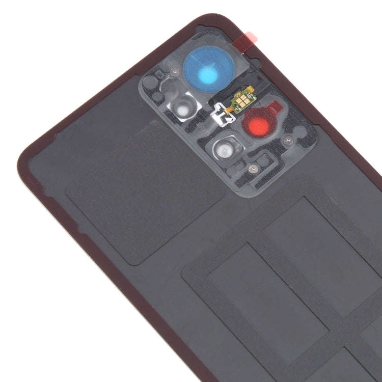 For OPPO Reno7 Pro Original Battery Back Cover with Camera Lens Frame(Black)