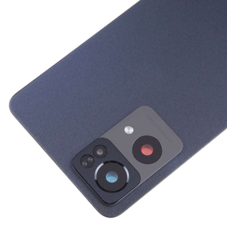 For OPPO Reno7 Pro Original Battery Back Cover with Camera Lens Frame(Black)