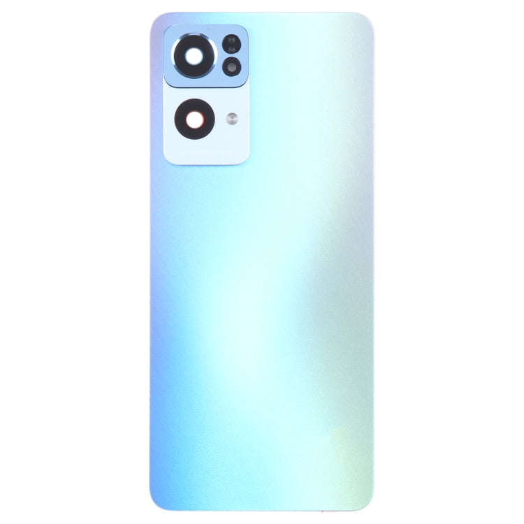 For OPPO Reno7 Pro Original Battery Back Cover with Camera Lens Frame(Blue)