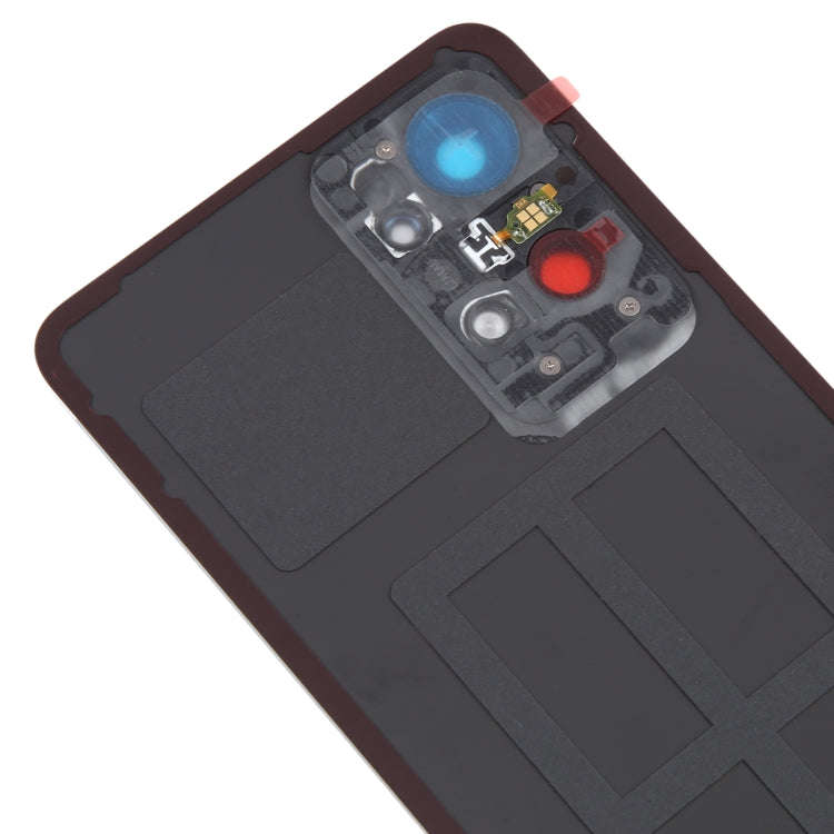 For OPPO Reno7 Pro Original Battery Back Cover with Camera Lens Frame(Blue)