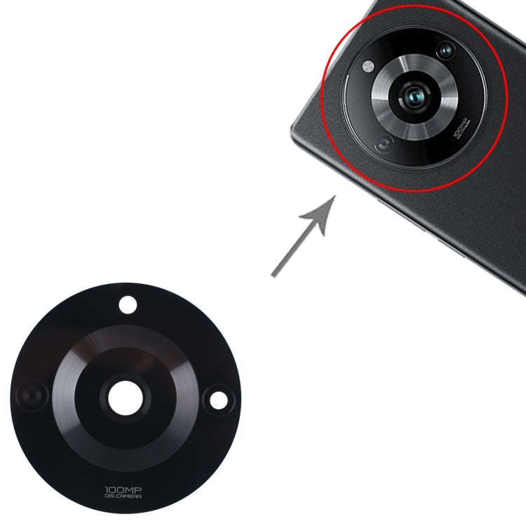 For Realme 11 Pro 10pcs Original Back Camera Lens(Black)