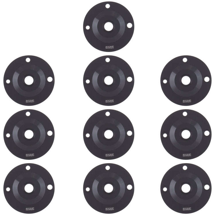 10 PCS Back Camera Lens for Realme 11 Pro+ (Black)