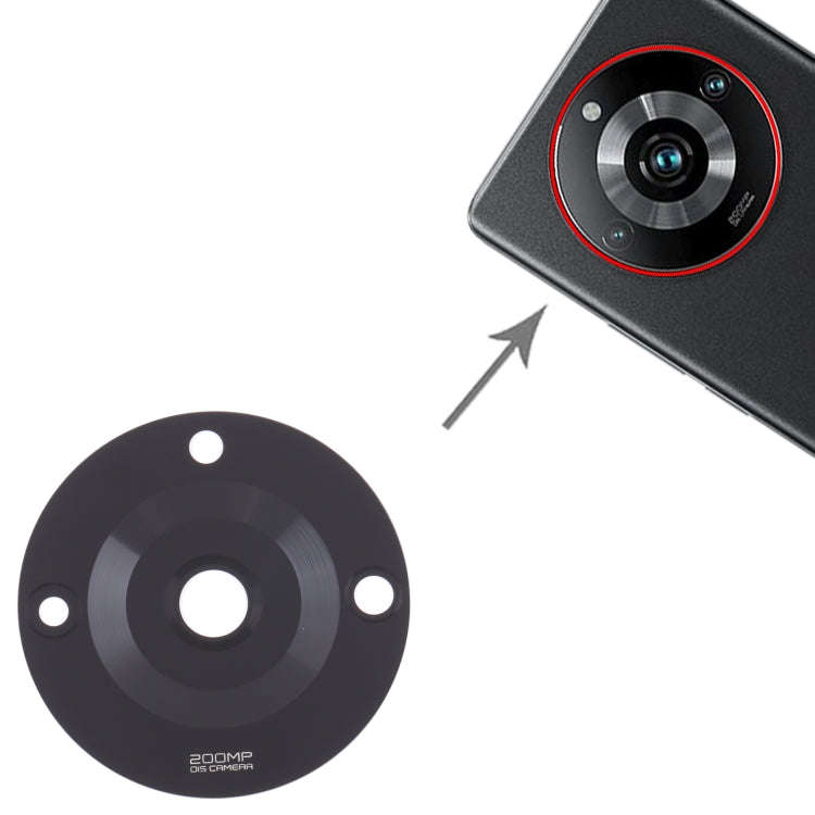 10 PCS Back Camera Lens for Realme 11 Pro+ (Black)