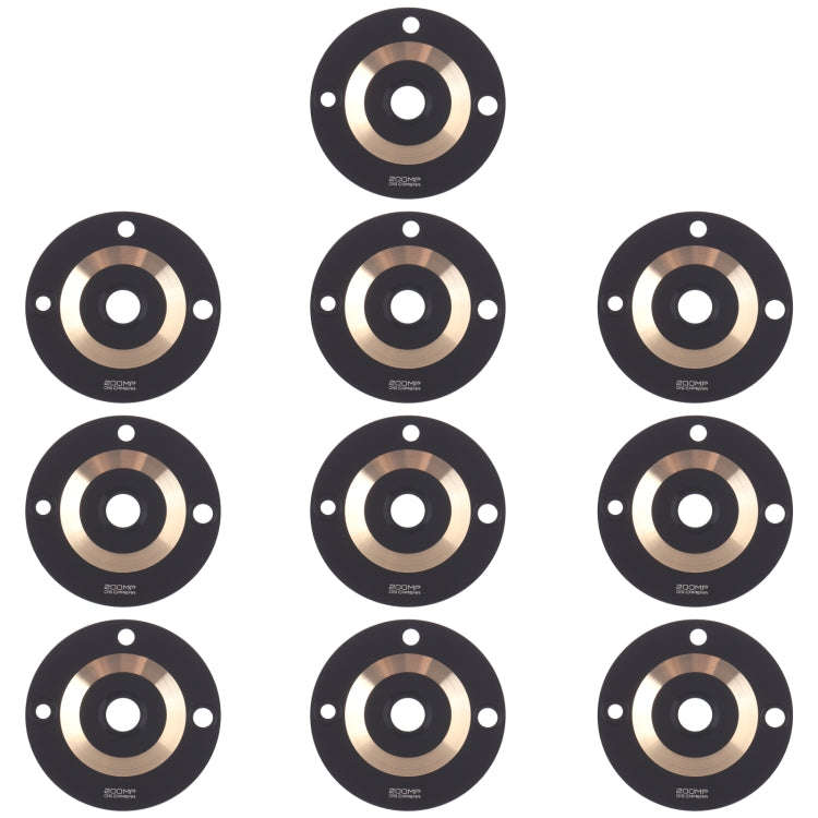 10 PCS Back Camera Lens for Realme 11 Pro+ (Gold)