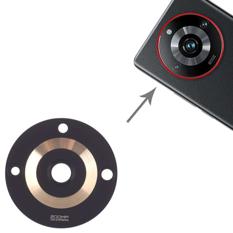 10 PCS Back Camera Lens for Realme 11 Pro+ (Gold)