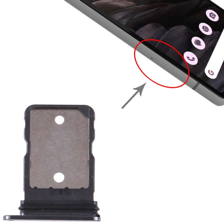 For Google Pixel 7A Original SIM Card Tray with SIM Pin (Black)