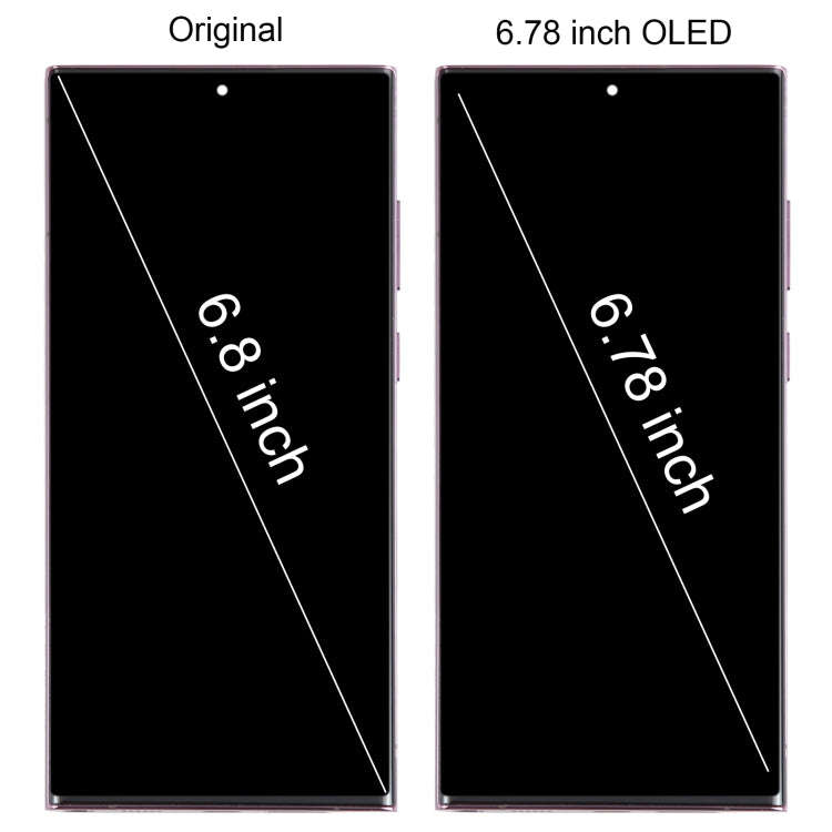 For Samsung Galaxy S22 Ultra 5G SM-S908B EU Edition 6.78 inch OLED  LCD Screen Digitizer Full Ass...