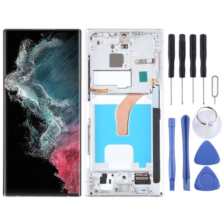 For Samsung Galaxy S22 Ultra 5G SM-S908B EU Edition 6.78 inch OLED  LCD Screen Digitizer Full Ass...