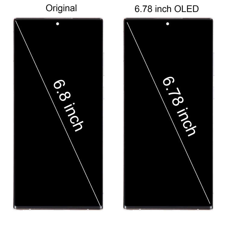 For Samsung Galaxy S22 Ultra 5G SM-S908B EU Edition 6.78 inch OLED  LCD Screen Digitizer Full Ass...