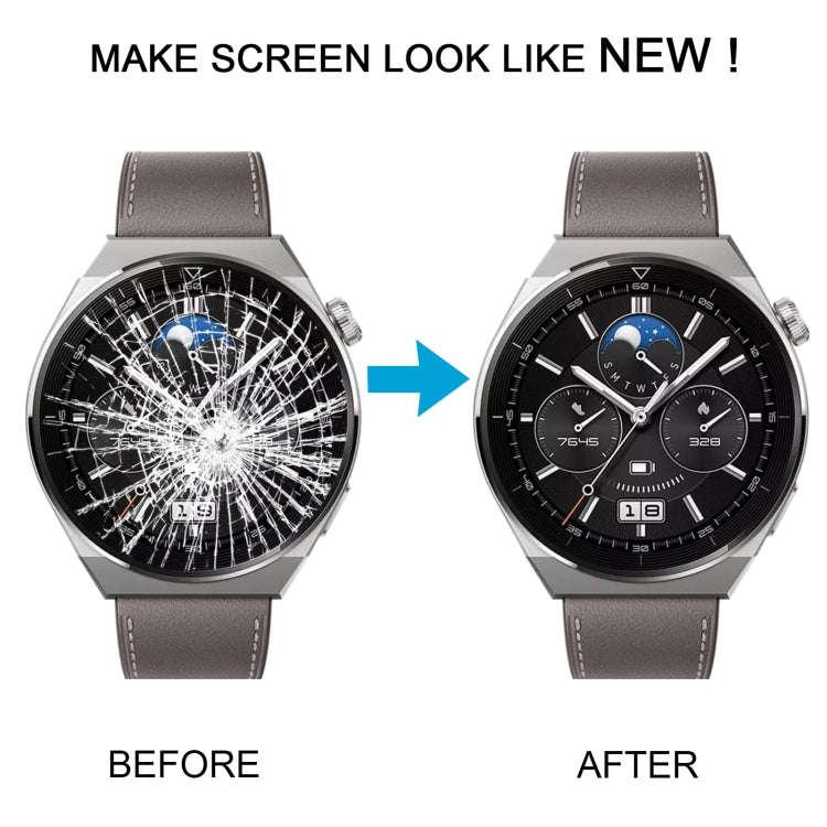 Original LCD Screen For Huawei Watch GT 3 Pro 46mm Digitizer Full Assembly With Frame (Black)