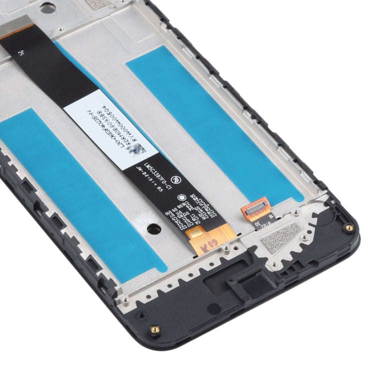 LCD Screen and Digitizer Full Assembly With Frame for Umidigi Power 5(Black)