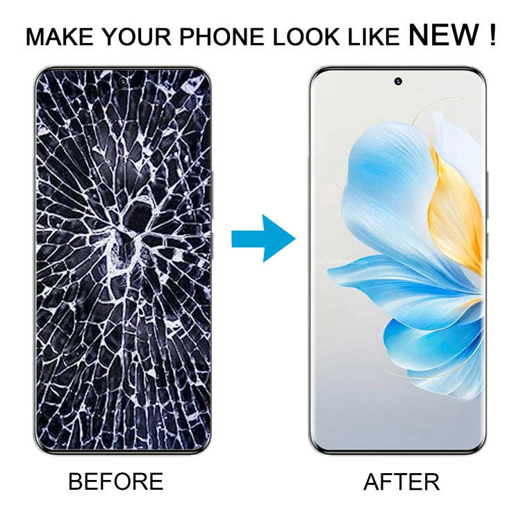 For Honor 100 Original LCD Screen Digitizer Full Assembly with Frame (Black)