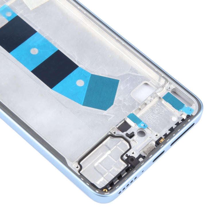 For Xiaomi Redmi Note 13 4G Original Front Housing LCD Frame Bezel Plate (Blue)