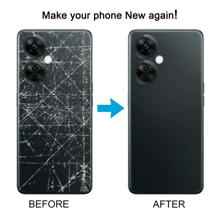 For OnePlus Nord CE 3 Lite Original Battery Back Cover with Camera Lens Frame(Black)
