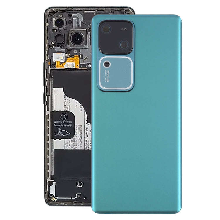 For vivo V30 Battery Back Cover with Camera Lens Frame(Green)