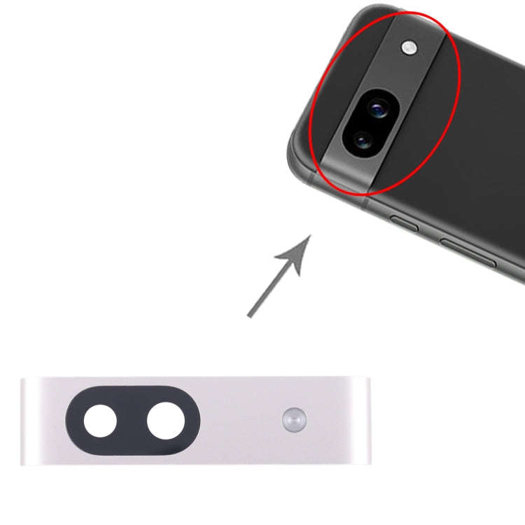 For Google Pixel 8a Original Camera Lens Cover (Silver)