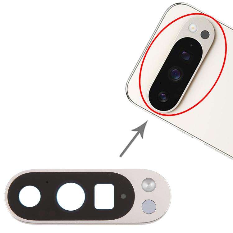 For Google Pixel 9 Pro Original Camera Lens Cover (Silver)