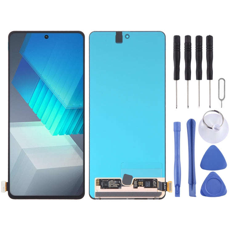 For vivo iQOO Neo7 SE BJ04 Version  AMOLED Material Original LCD Screen With Digitizer Full Assembly