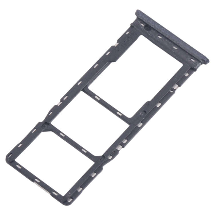 For Infinix Smart 8 Pro X6525 5pcs SIM Card Tray + SIM Card Tray + Micro SD Card Tray (Black)