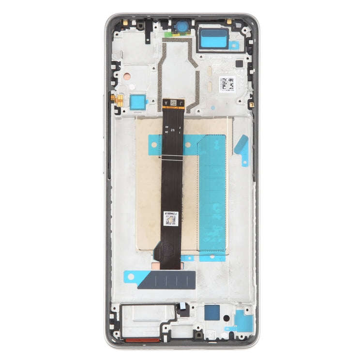 For Xiaomi Redmi Turbo 3 Original LCD Screen Digitizer Full Assembly with Frame (Silver)