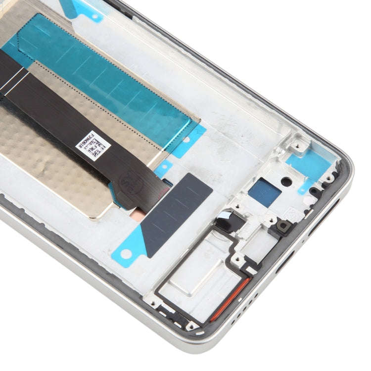 For Xiaomi Redmi Turbo 3 Original LCD Screen Digitizer Full Assembly with Frame (Silver)